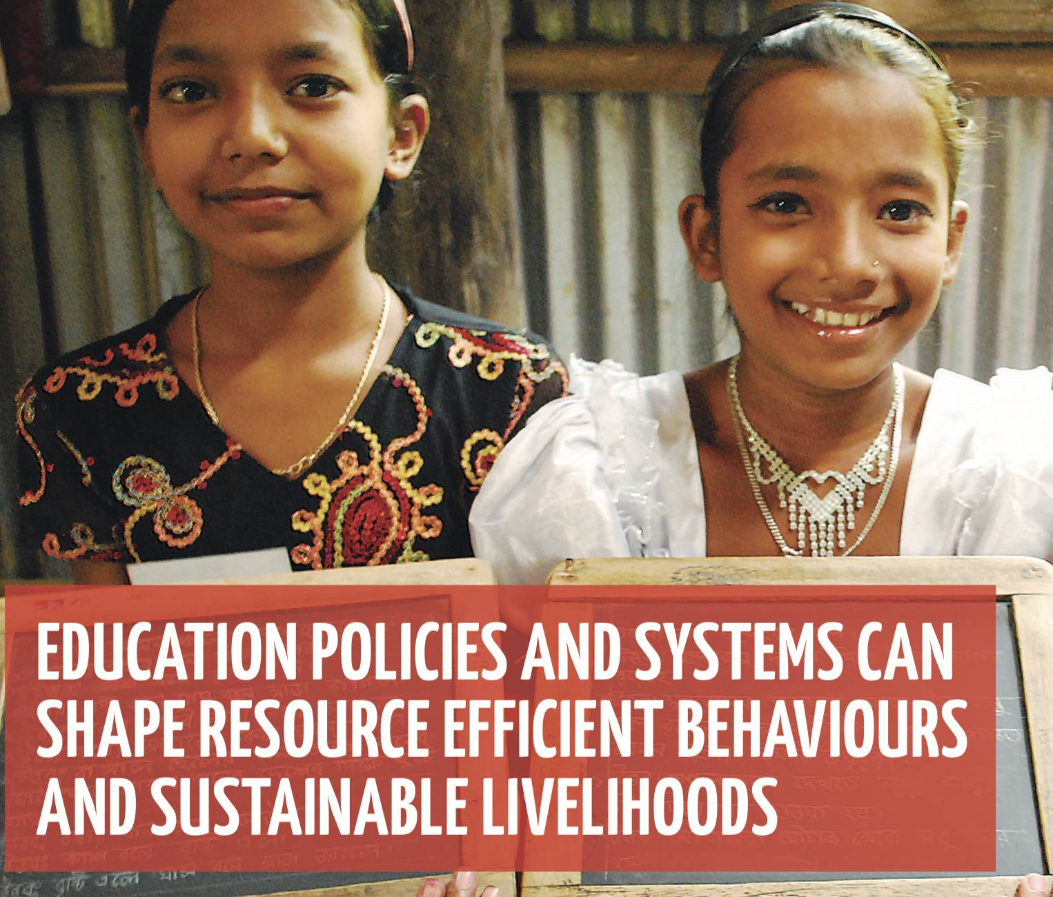 Education policies and systems can shape resource efficient behaviours and sustainable livelihoods