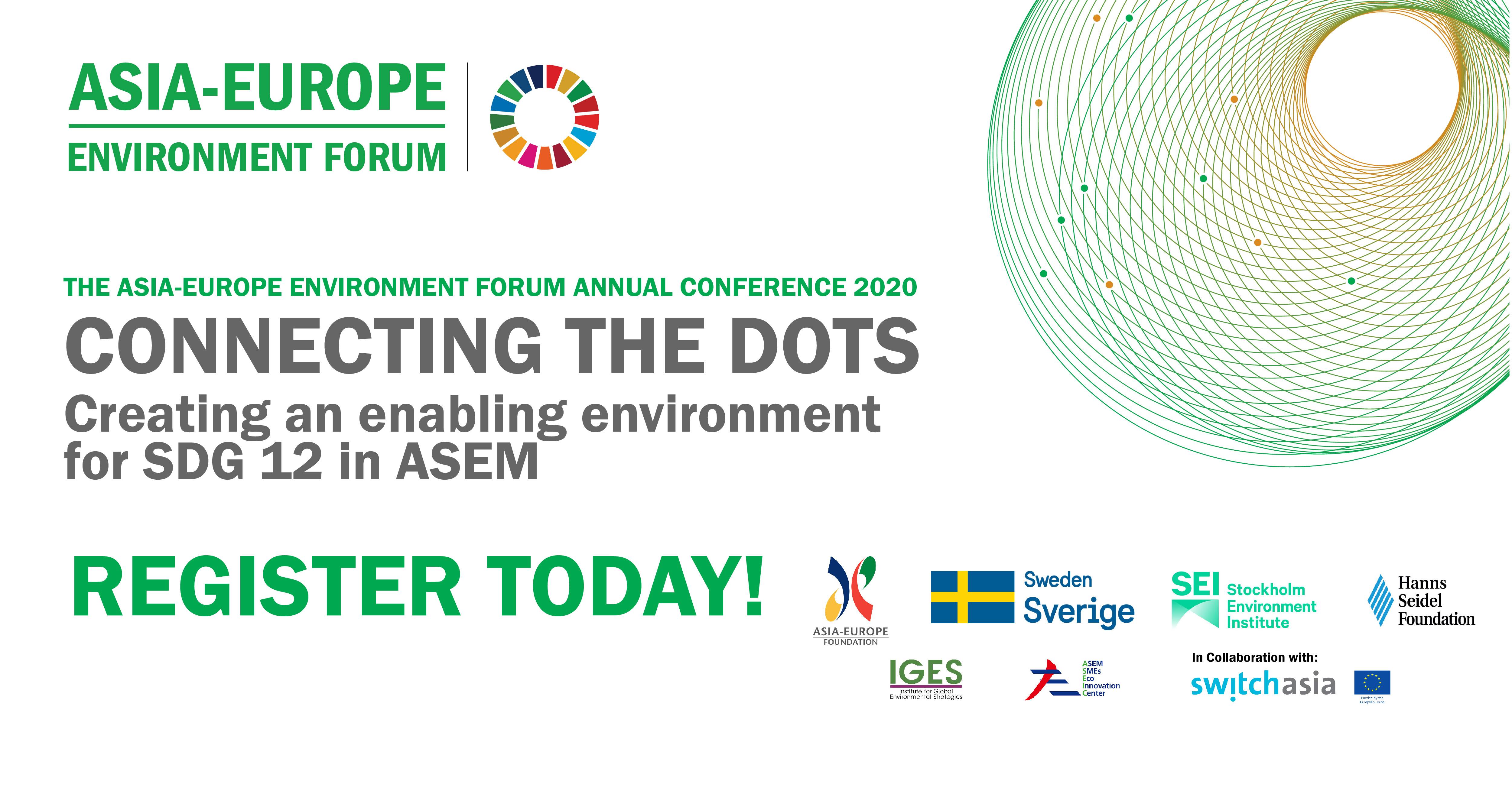 Creating an enabling environment for SDG12 in ASEM