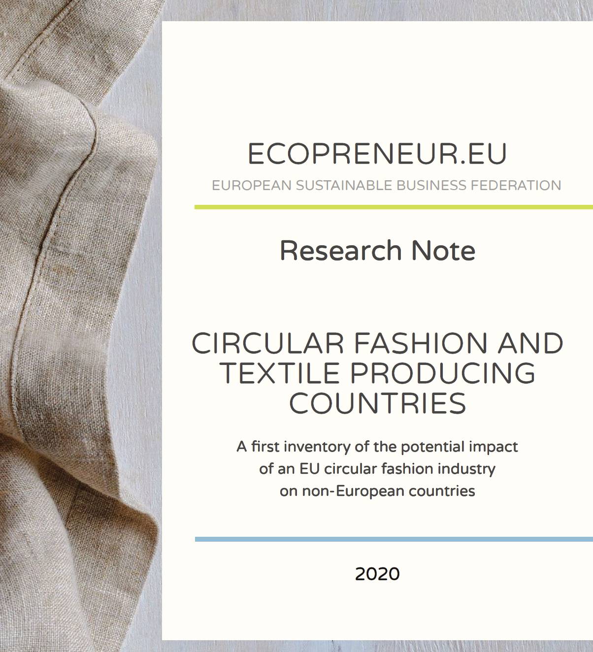 Circular Fashion and Textile Producing Countries