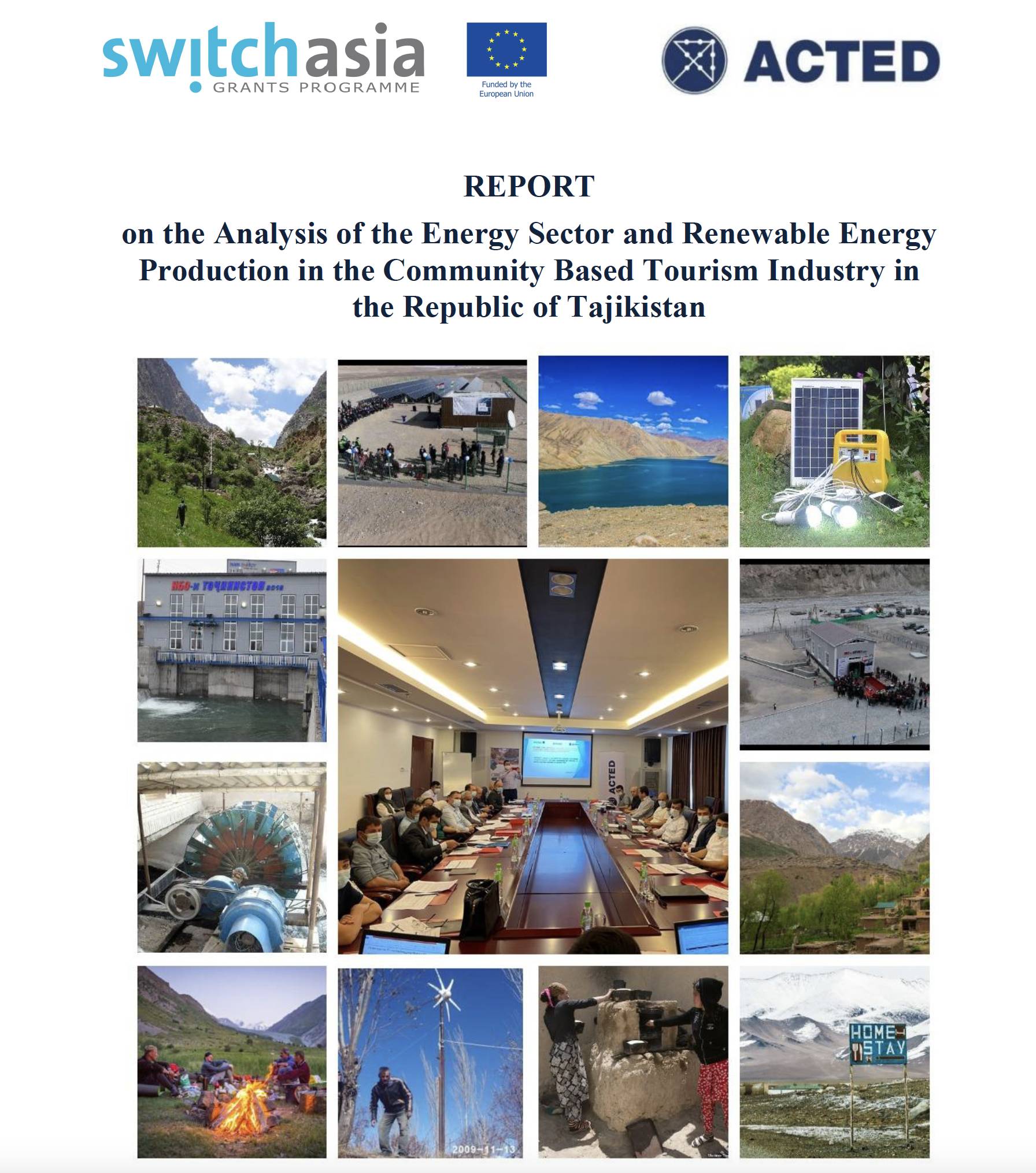 Analysis of the Energy Sector and Renewable Energy Production in the Community Based Tourism Industry in the Republic of Tajikistan