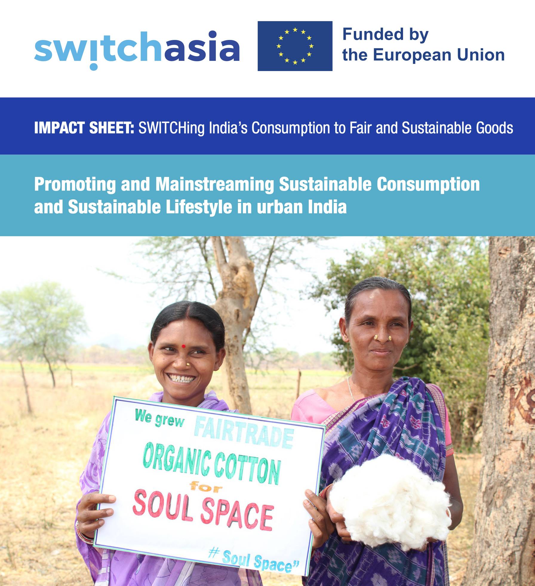 Impact Sheet: SWITCHing India’s Consumption to Fair and Sustainable Goods
