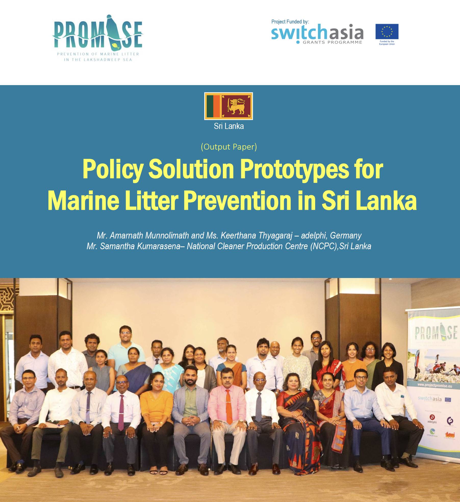 Policy Solution Prototypes for Marine Litter Prevention in Sri Lanka