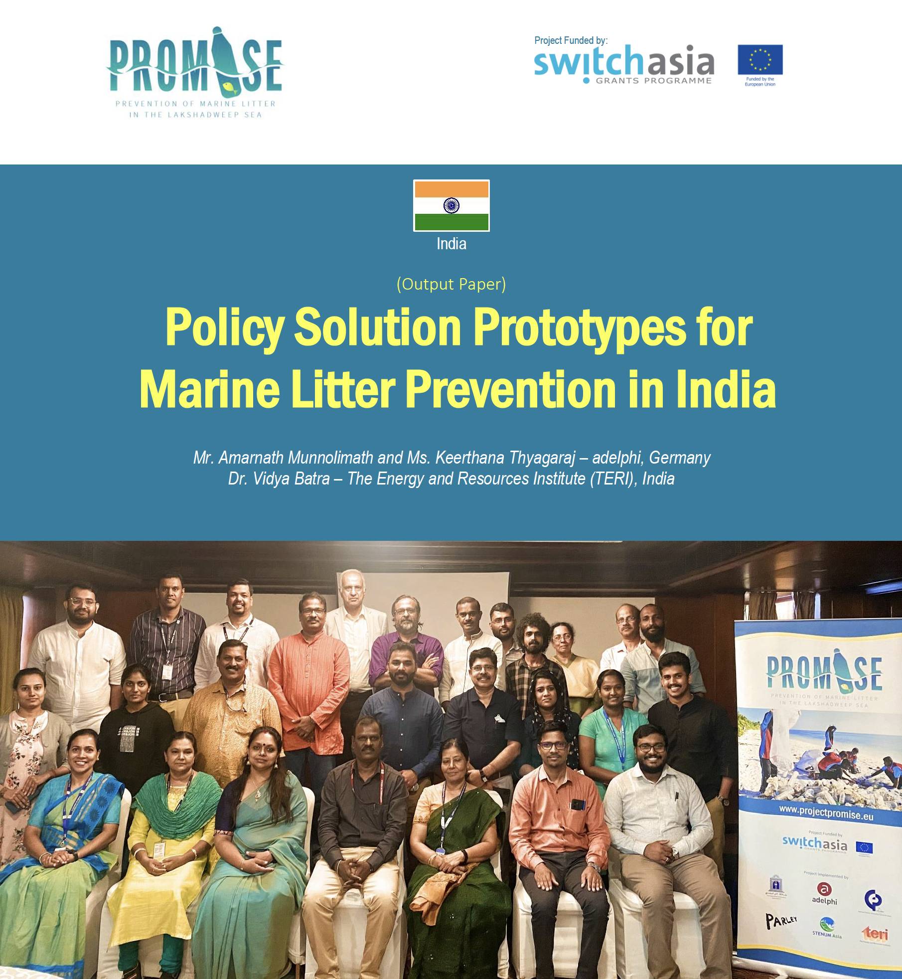Policy Solution Prototypes for Marine Litter Prevention in India
