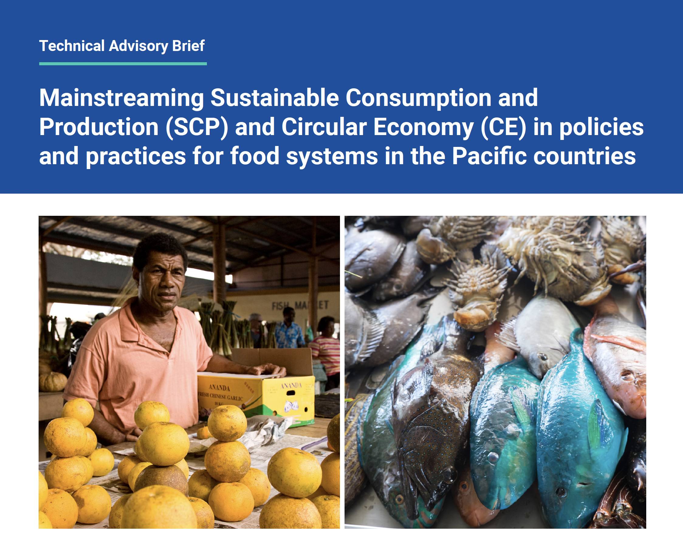 Mainstreaming SCP and Circular Economy Policies and Practices for Food Systems in the Pacific