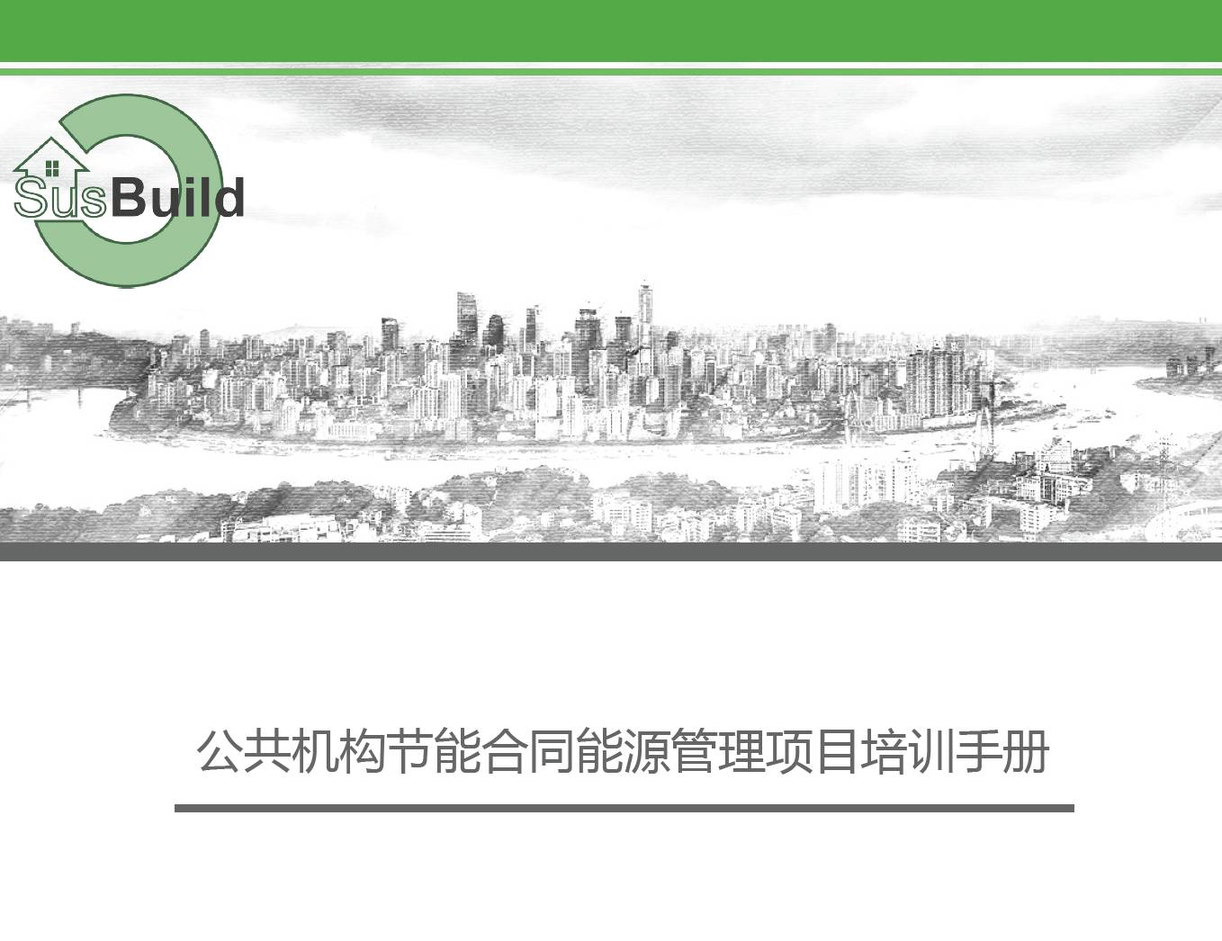 Training Handbook for ESCOs: Technologies and Management Practice (ZH)