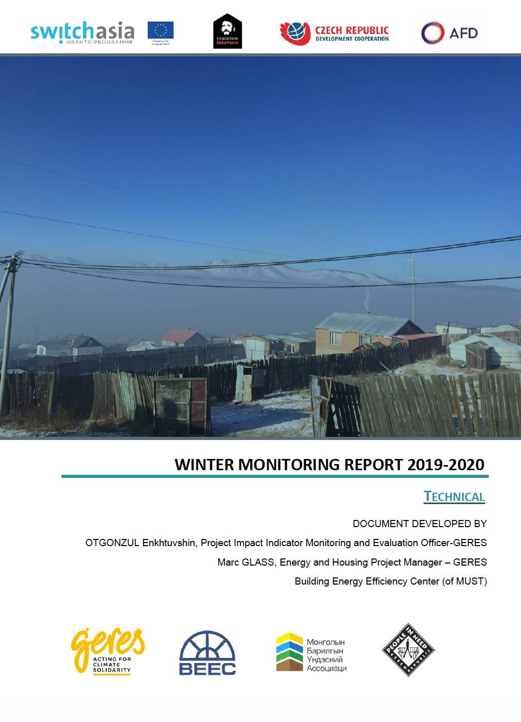 WINTER MONITORING REPORT 2019-2020