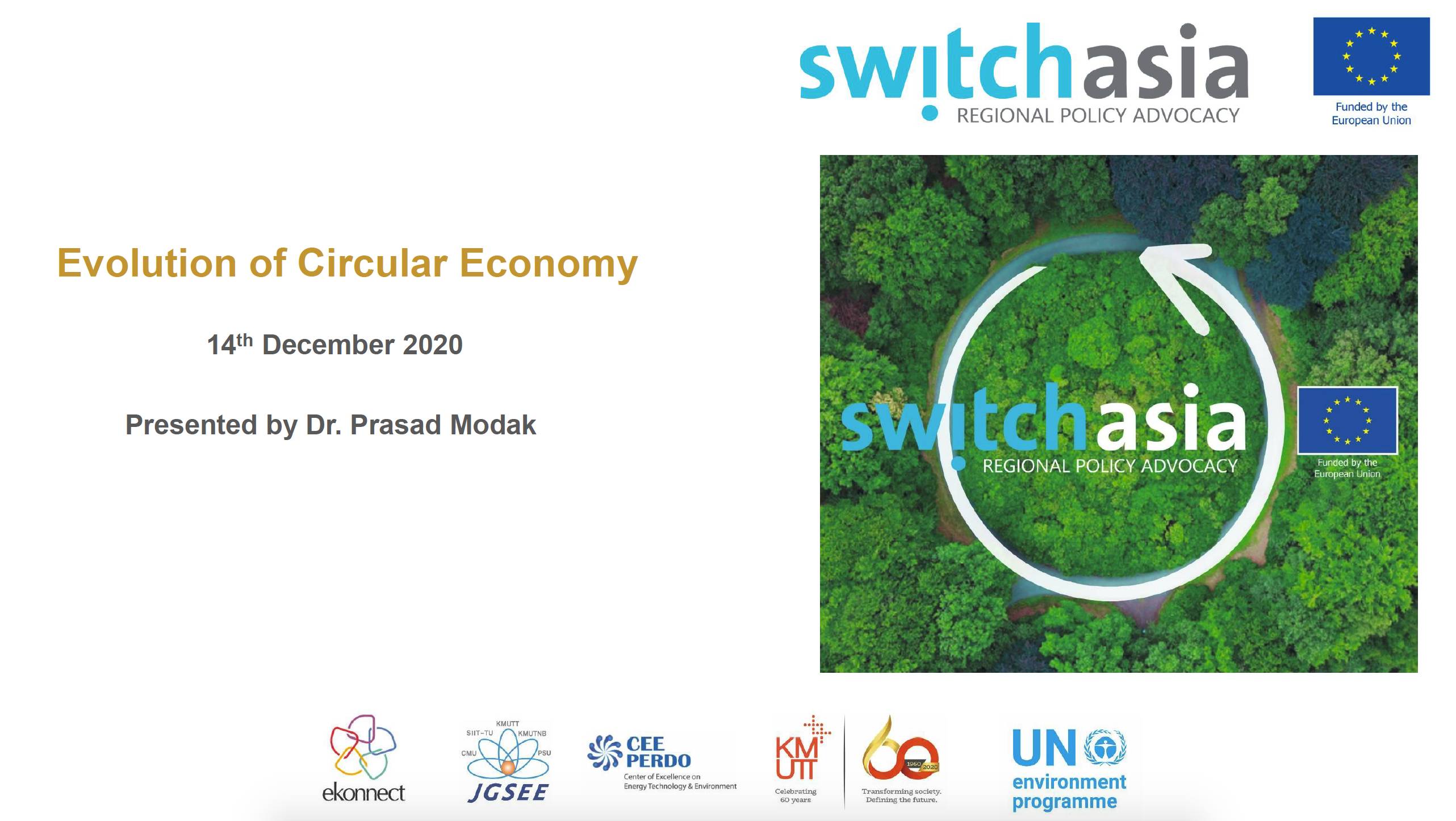 Evolution of Circular Economy