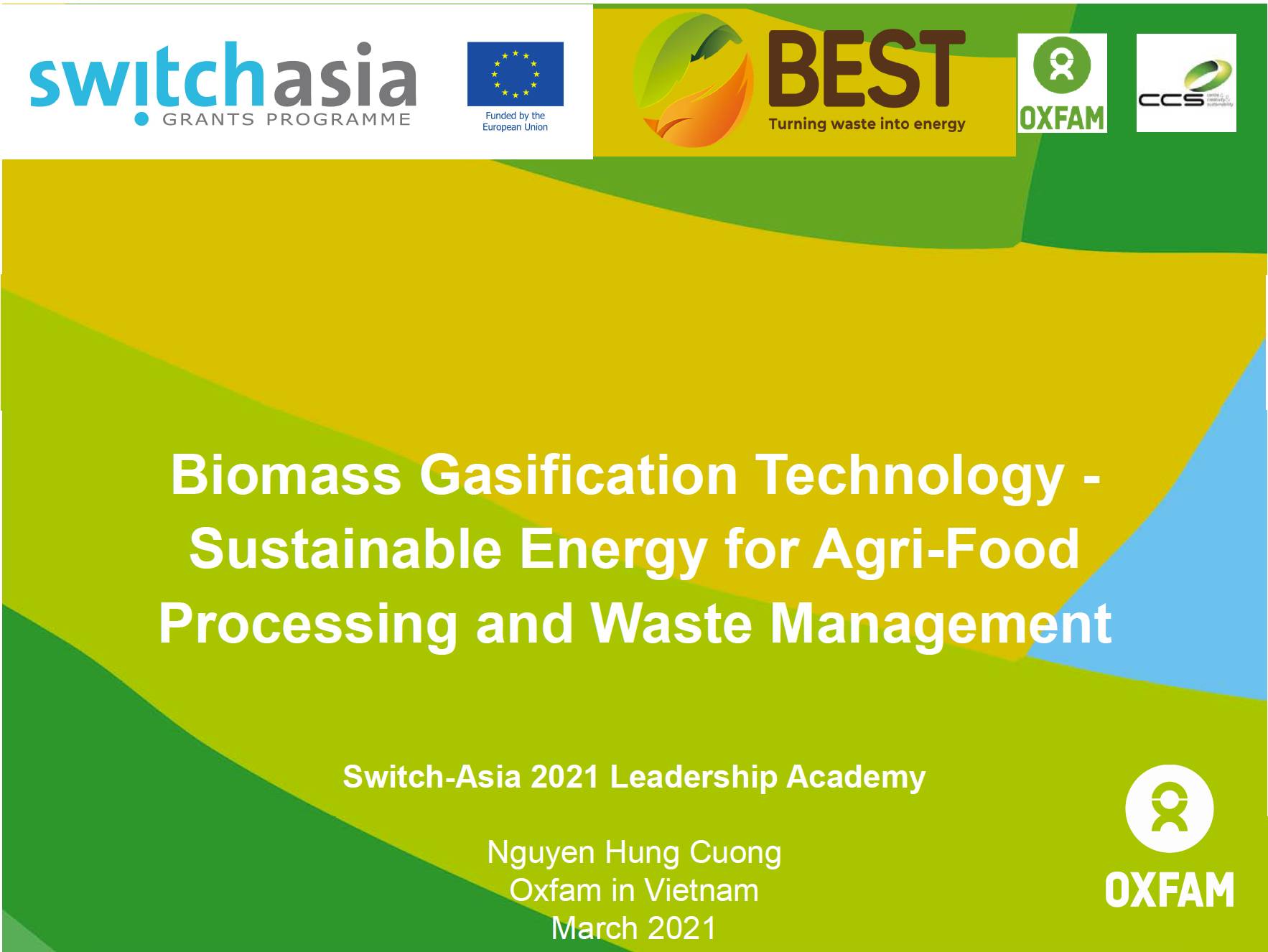 Biomass Gasification Technology (BEST)