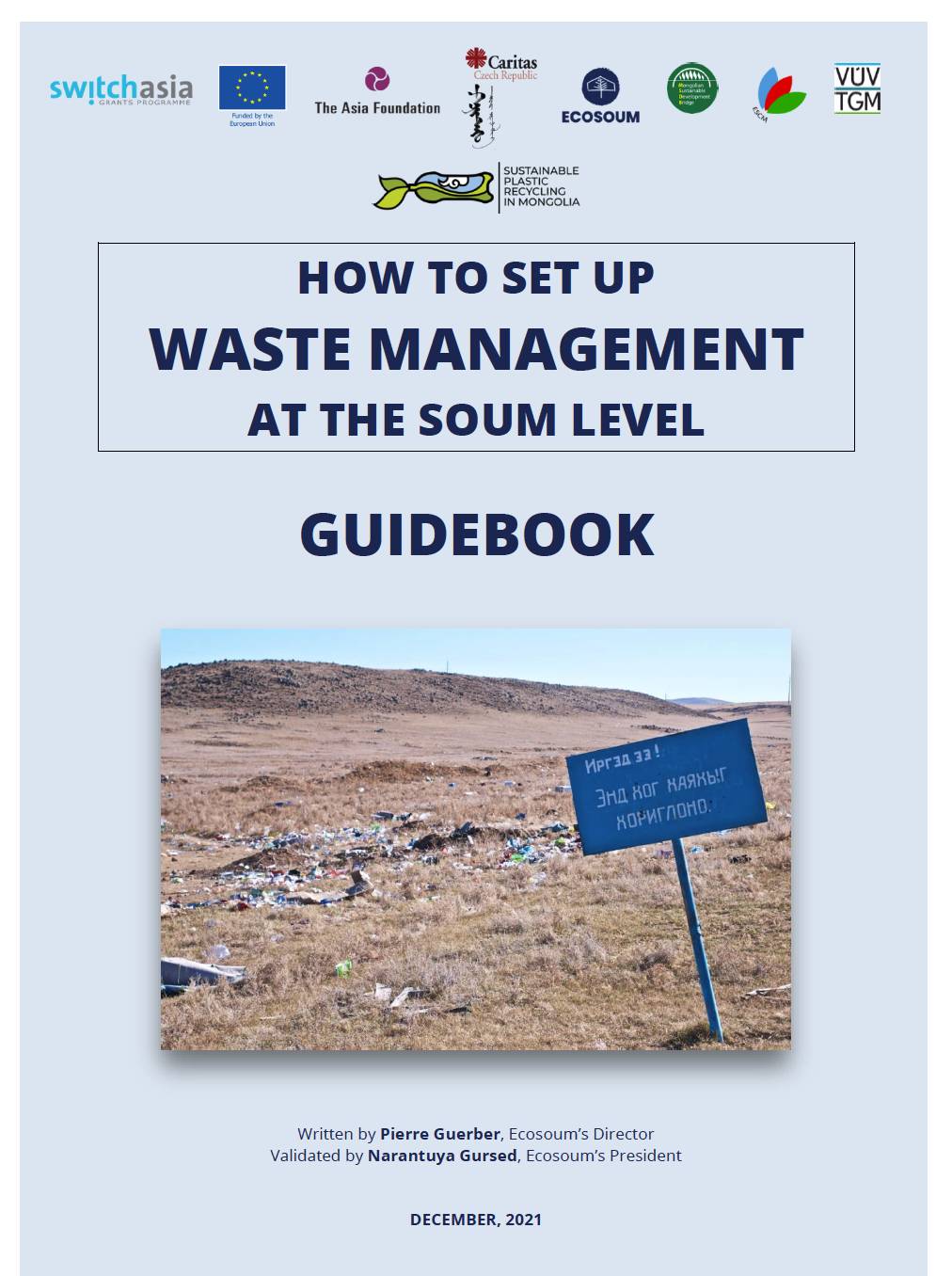 Guidebook:  How to set up waste management at the soum level (EN)