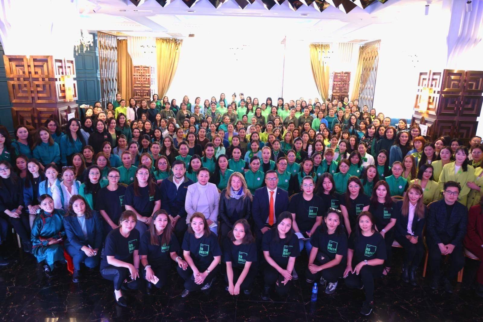 300 women representing SMEs and businesses gather to discuss green labelling and green financing in Mongolia