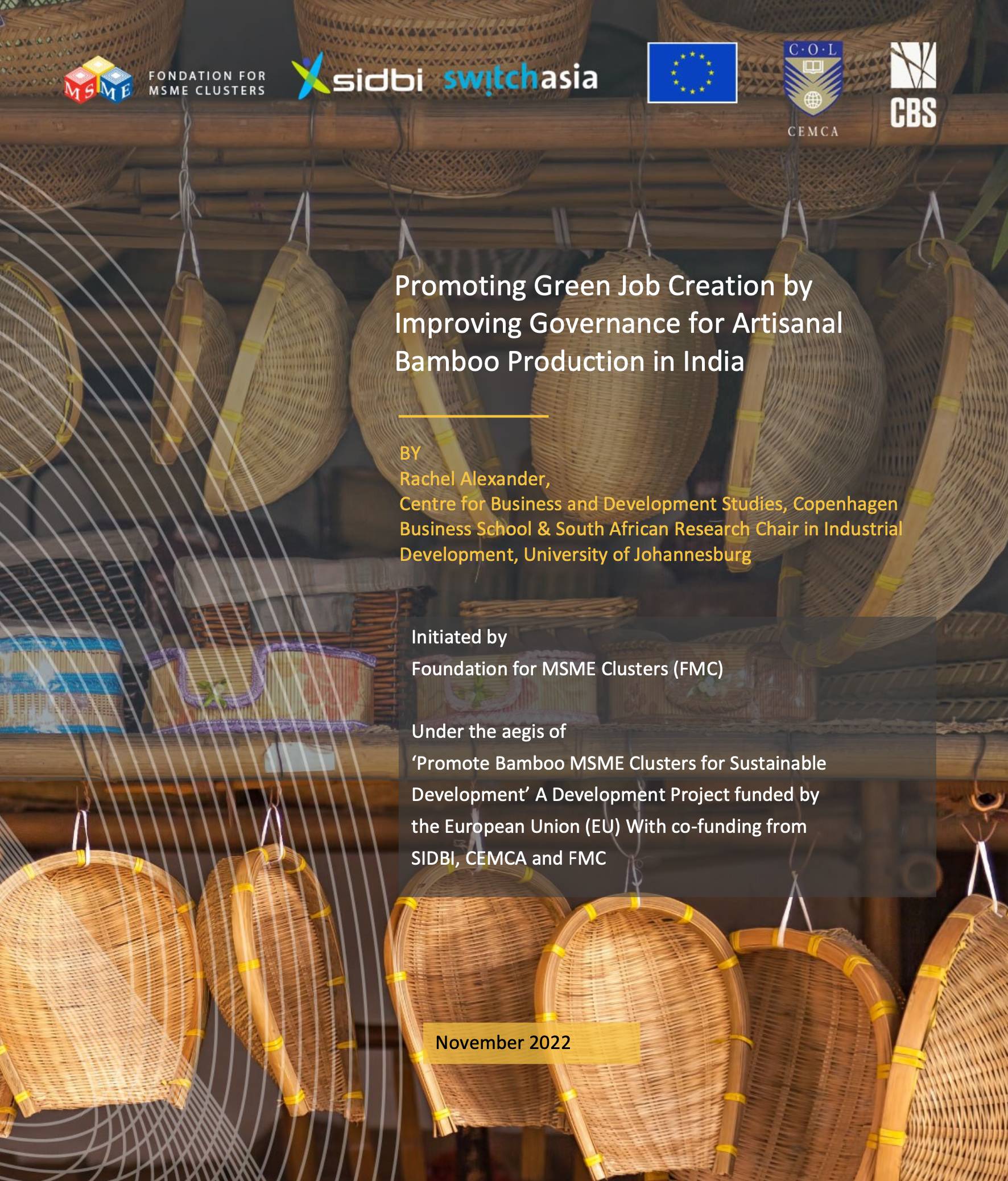 Promoting Green Job Creation by Improving Governance for Artisanal Bamboo Production in India