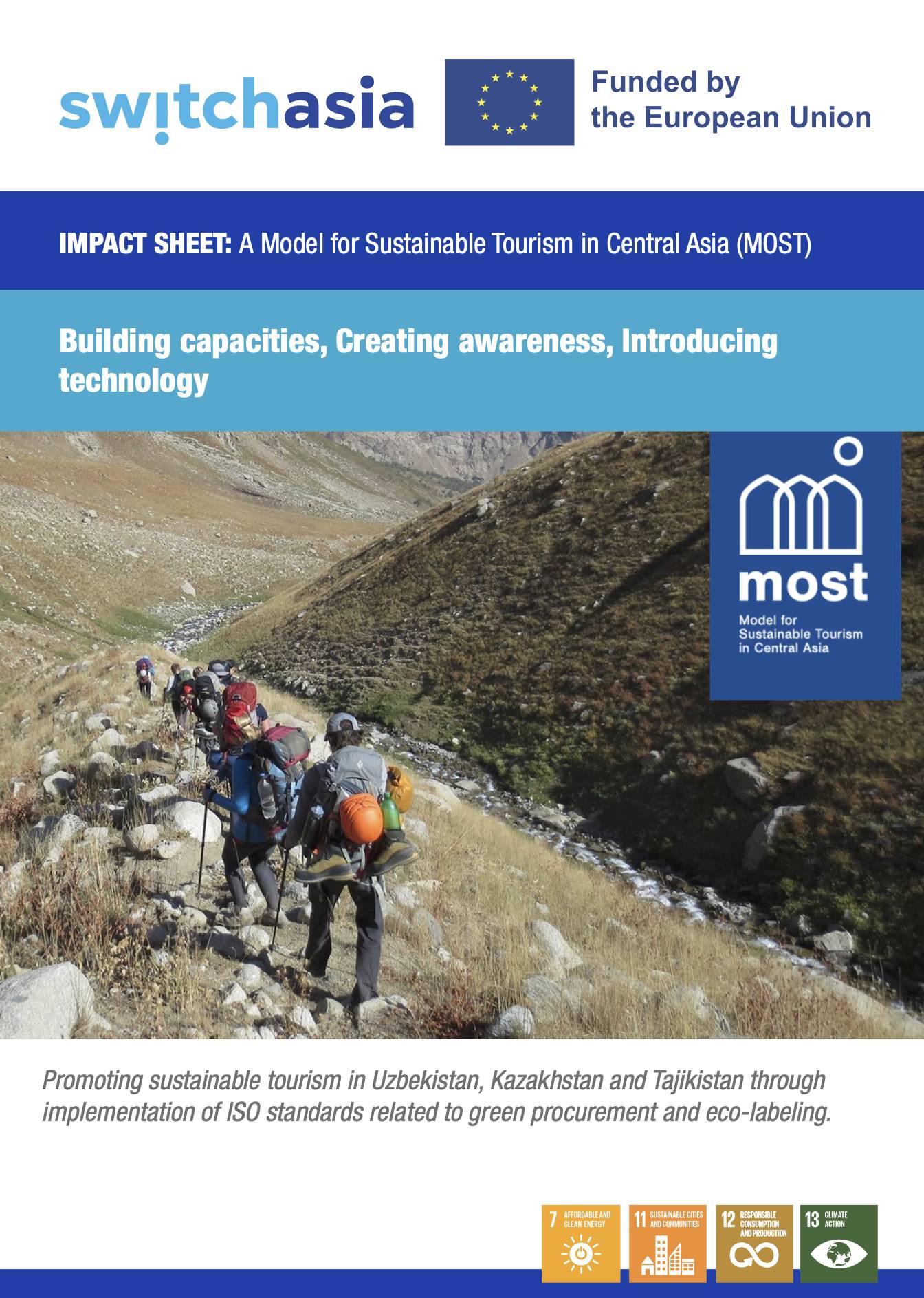 Impact Sheet: A Model for Sustainable Tourism in Central Asia (MOST)