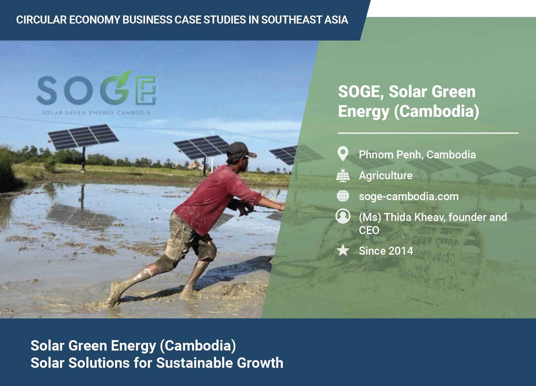 SOGE, Solar Green Energy (Cambodia)