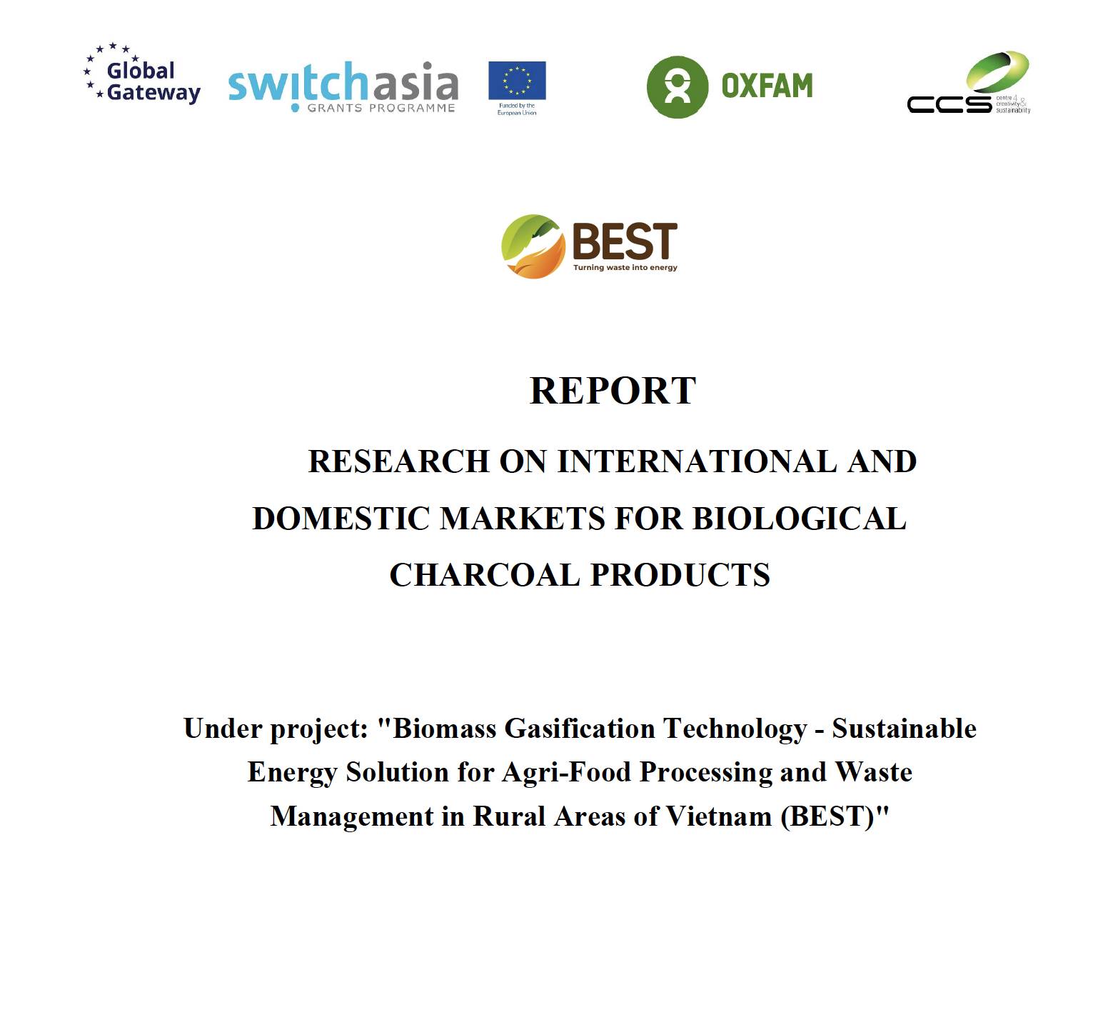 Research on International and Domestic Markets for Biological Charcoal Products4633