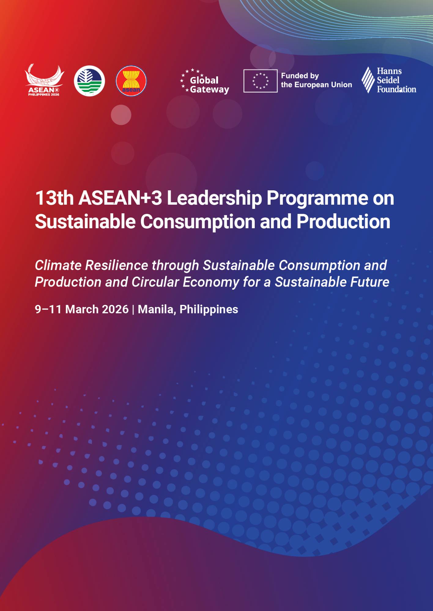 13th ASEAN+3 Leadership Programme on Sustainable Consumption and Production