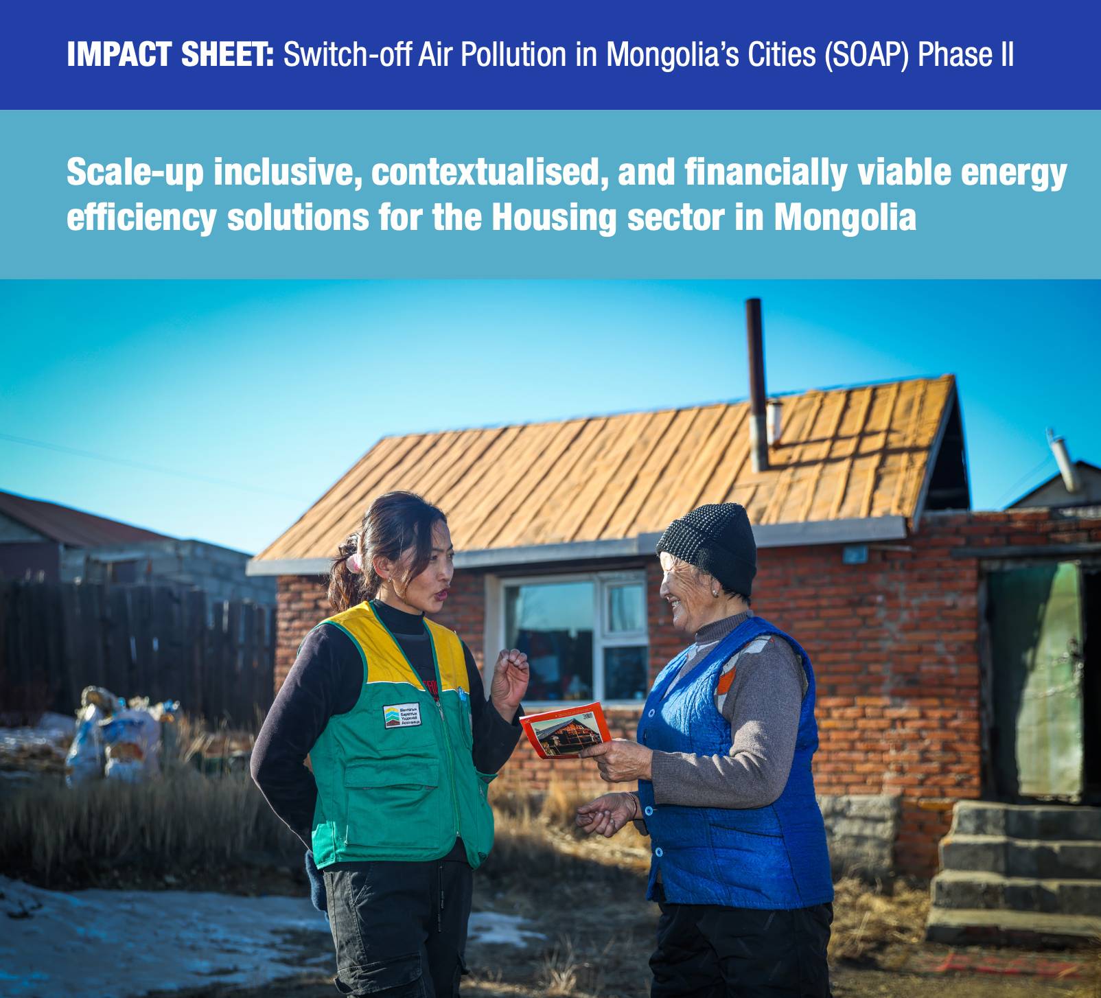 Impact Sheet: Switch-off Air Pollution in Mongolia’s Cities (SOAP) Phase II